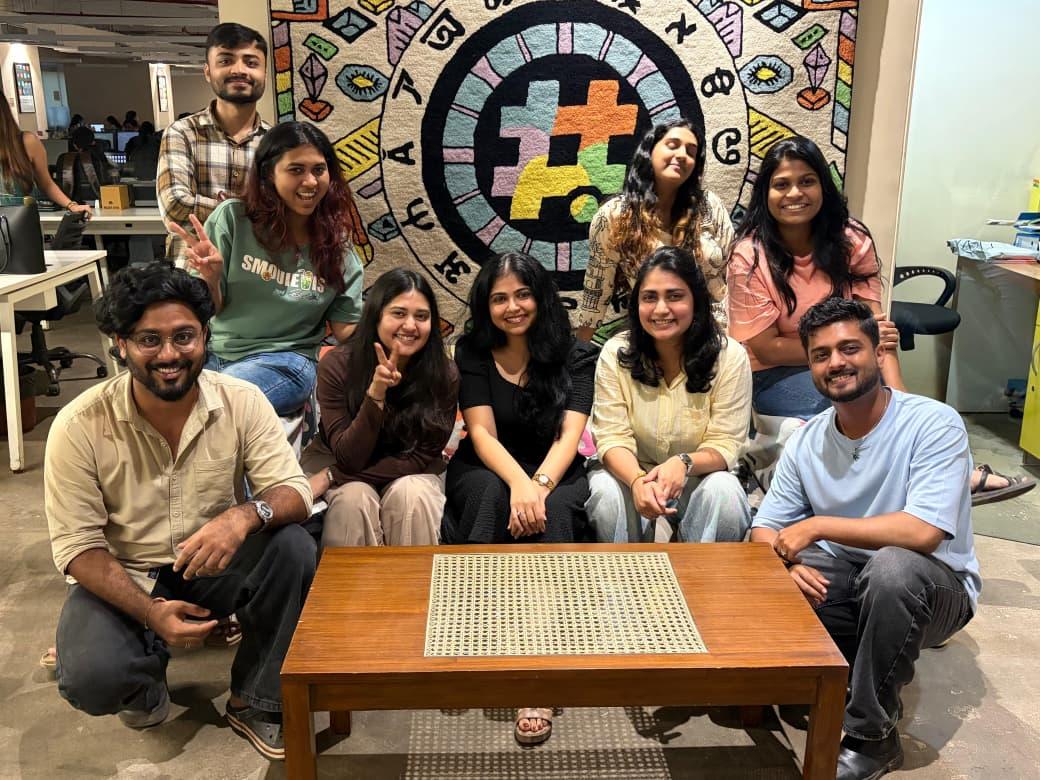 A moment from Sudhanshu's time at Schbang